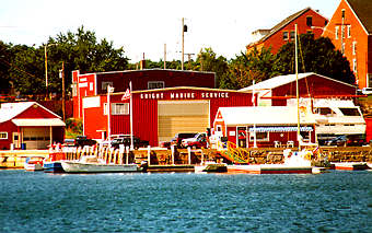 Dockside photo of Knight Marine Service.